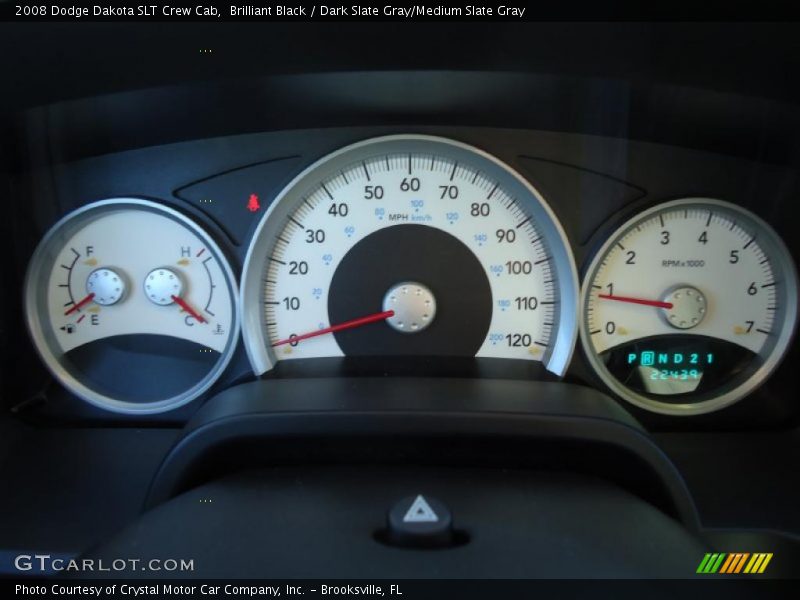  2008 Dakota SLT Crew Cab SLT Crew Cab Gauges