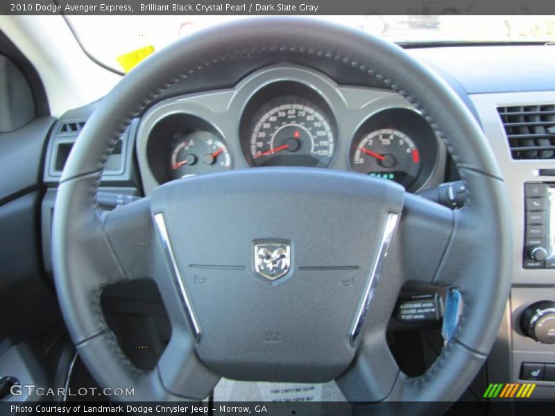 Brilliant Black Crystal Pearl / Dark Slate Gray 2010 Dodge Avenger Express