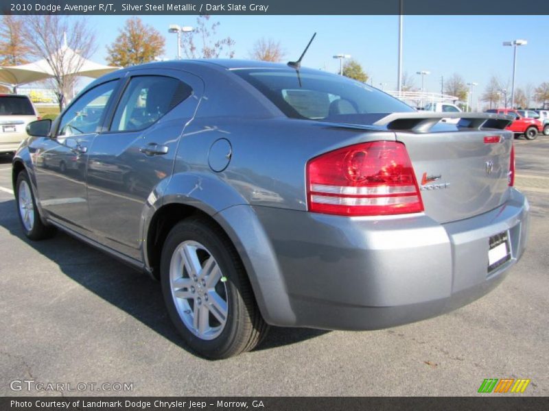 Silver Steel Metallic / Dark Slate Gray 2010 Dodge Avenger R/T