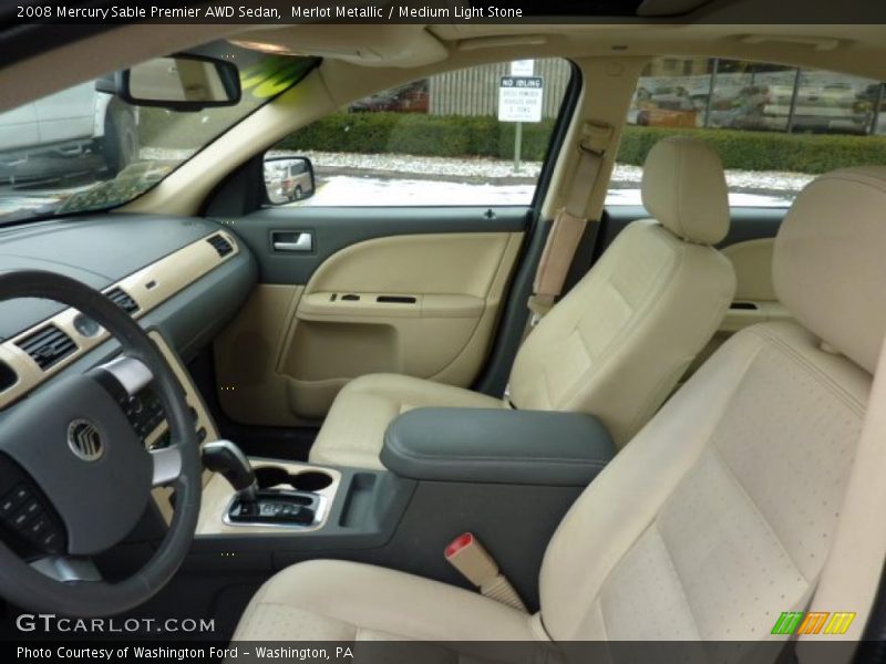  2008 Sable Premier AWD Sedan Medium Light Stone Interior