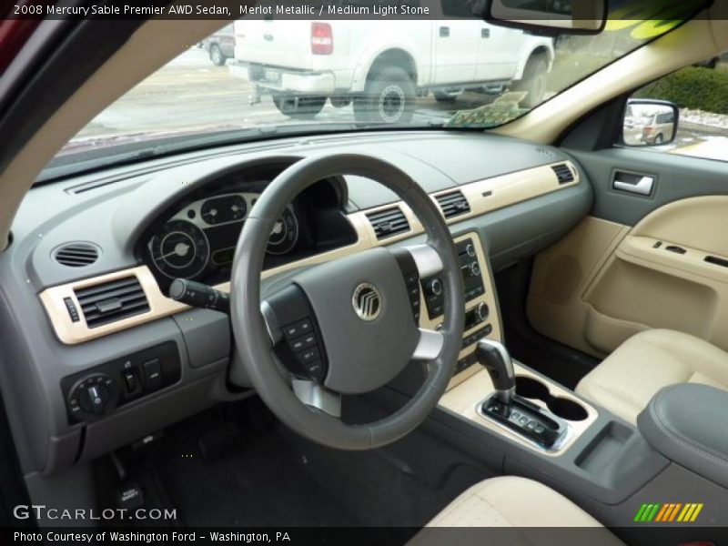  2008 Sable Premier AWD Sedan Medium Light Stone Interior