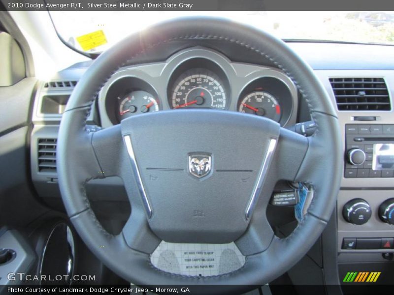 Silver Steel Metallic / Dark Slate Gray 2010 Dodge Avenger R/T