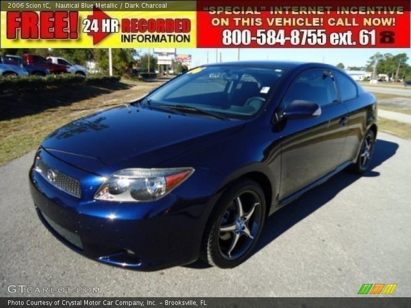 Nautical Blue Metallic / Dark Charcoal 2006 Scion tC