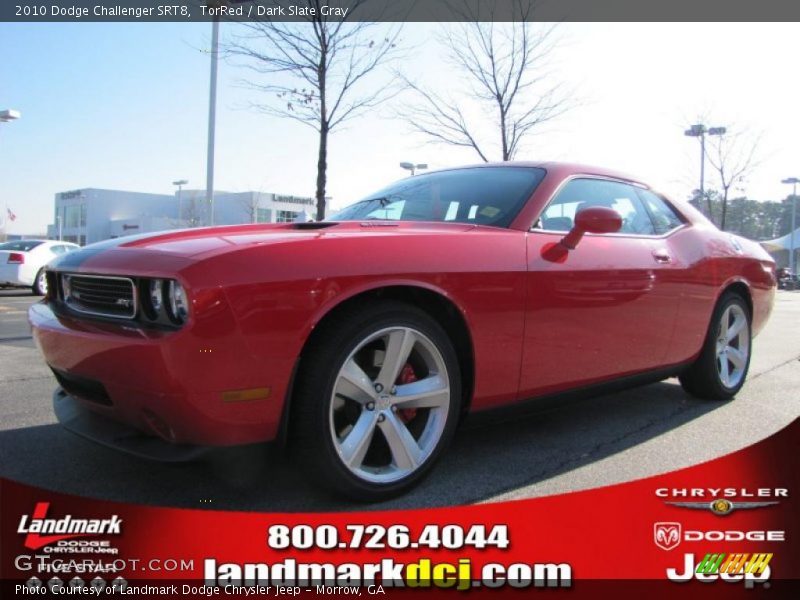 TorRed / Dark Slate Gray 2010 Dodge Challenger SRT8