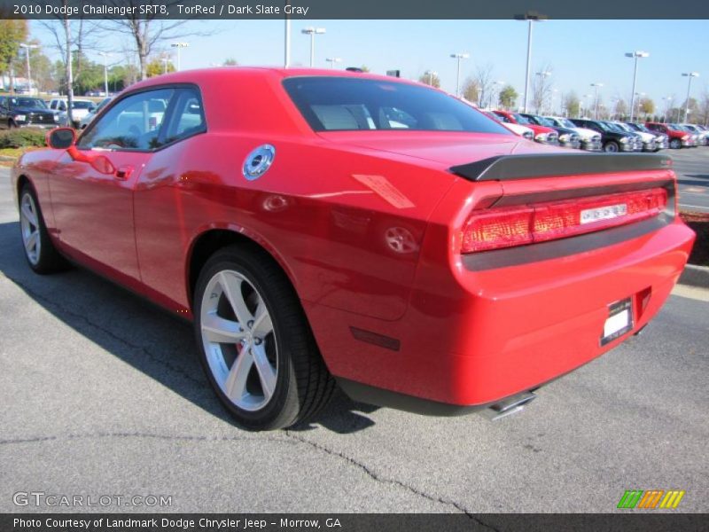 TorRed / Dark Slate Gray 2010 Dodge Challenger SRT8