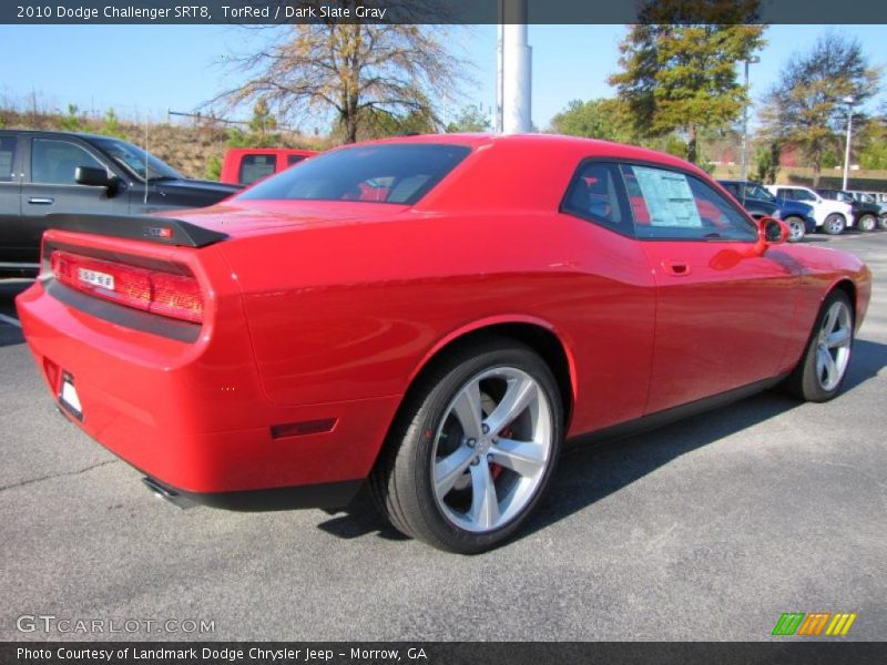 TorRed / Dark Slate Gray 2010 Dodge Challenger SRT8