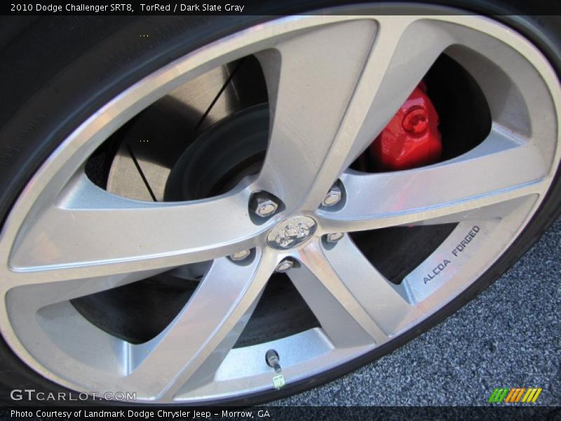 TorRed / Dark Slate Gray 2010 Dodge Challenger SRT8