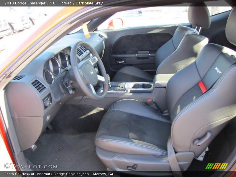 TorRed / Dark Slate Gray 2010 Dodge Challenger SRT8