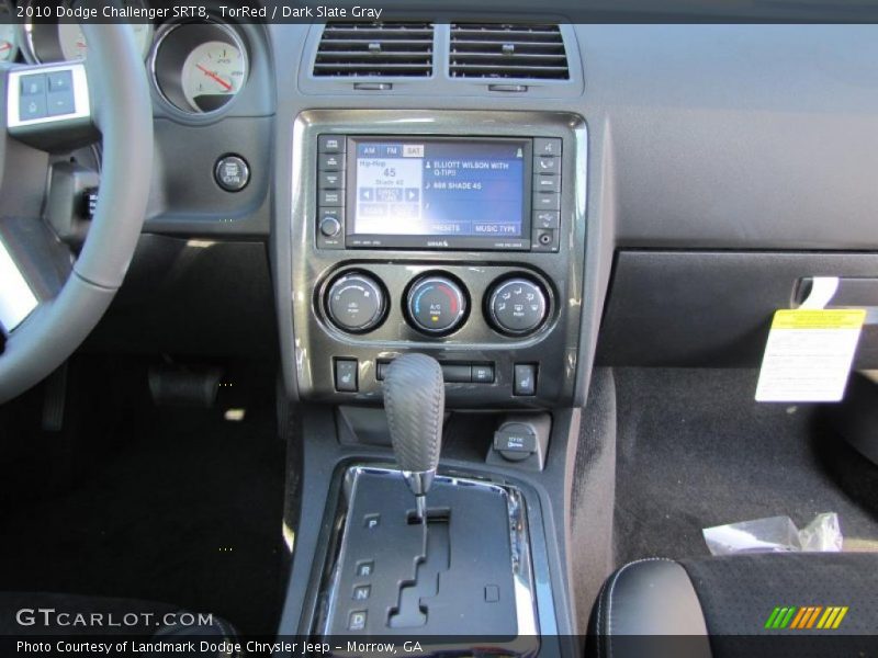 TorRed / Dark Slate Gray 2010 Dodge Challenger SRT8