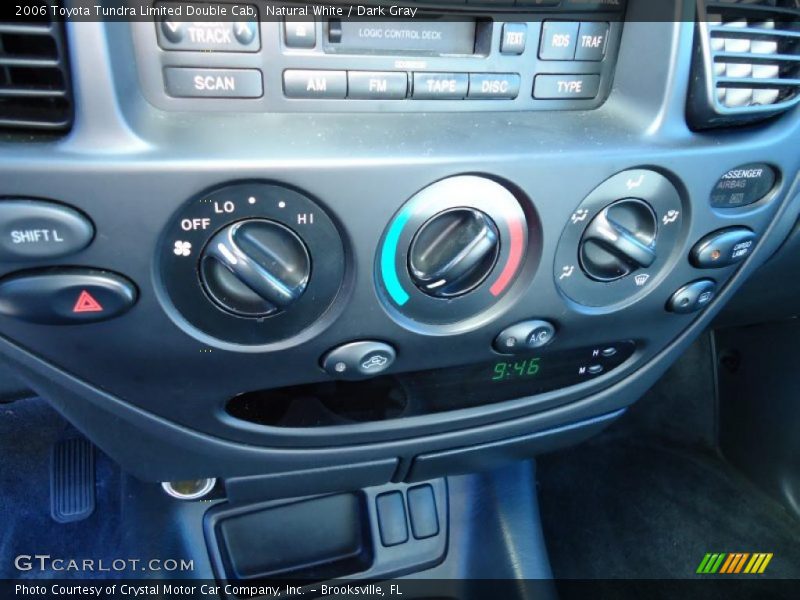 Controls of 2006 Tundra Limited Double Cab