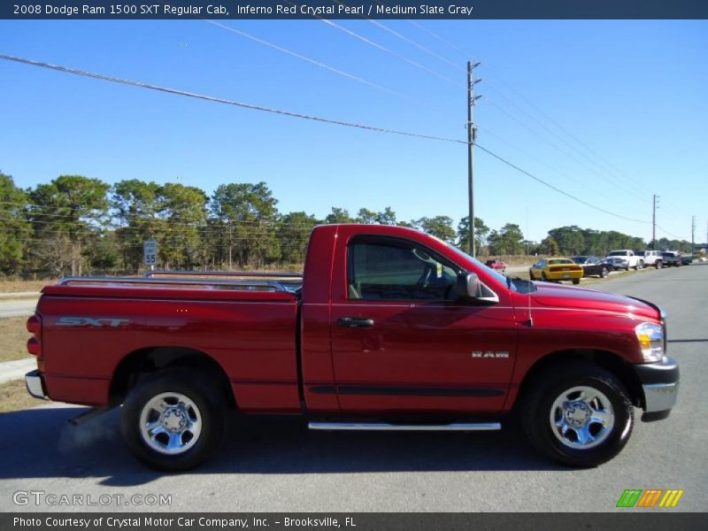 Inferno Red Crystal Pearl / Medium Slate Gray 2008 Dodge Ram 1500 SXT Regular Cab