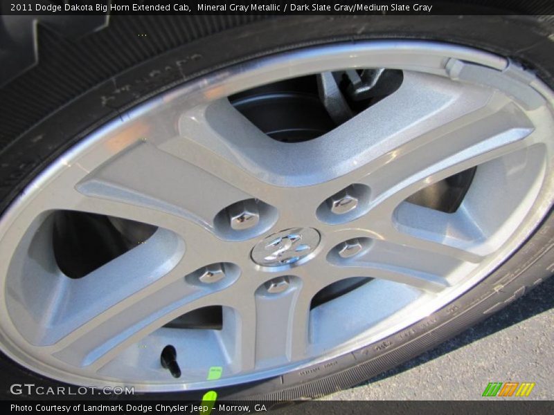 Mineral Gray Metallic / Dark Slate Gray/Medium Slate Gray 2011 Dodge Dakota Big Horn Extended Cab