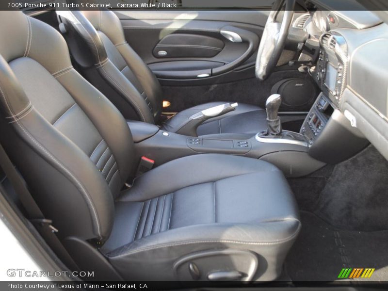 Carrara White / Black 2005 Porsche 911 Turbo S Cabriolet