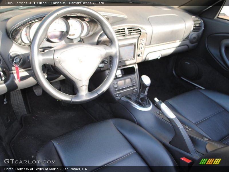 Black Interior - 2005 911 Turbo S Cabriolet 