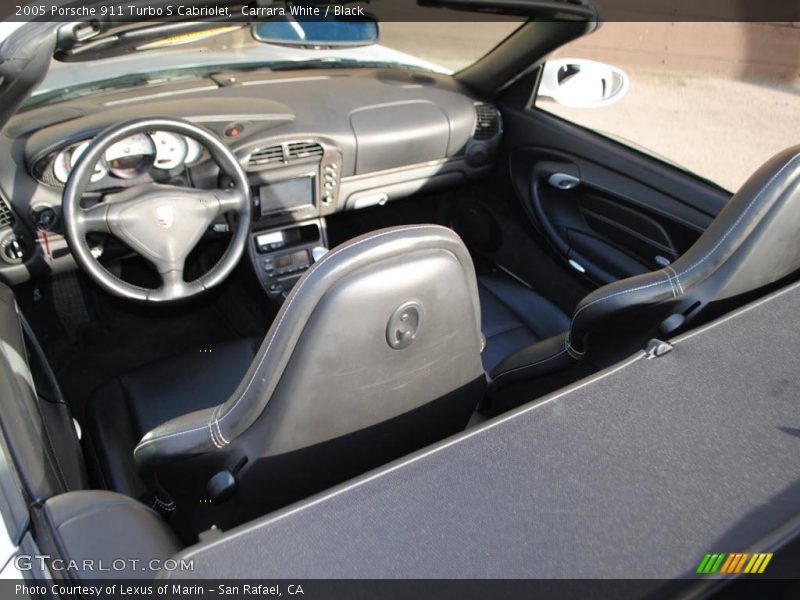 Carrara White / Black 2005 Porsche 911 Turbo S Cabriolet