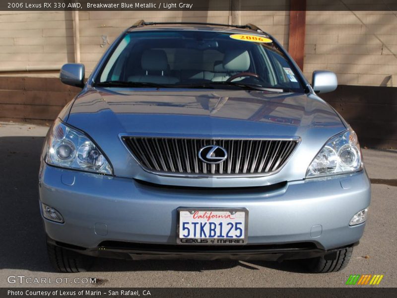 Breakwater Blue Metallic / Light Gray 2006 Lexus RX 330 AWD