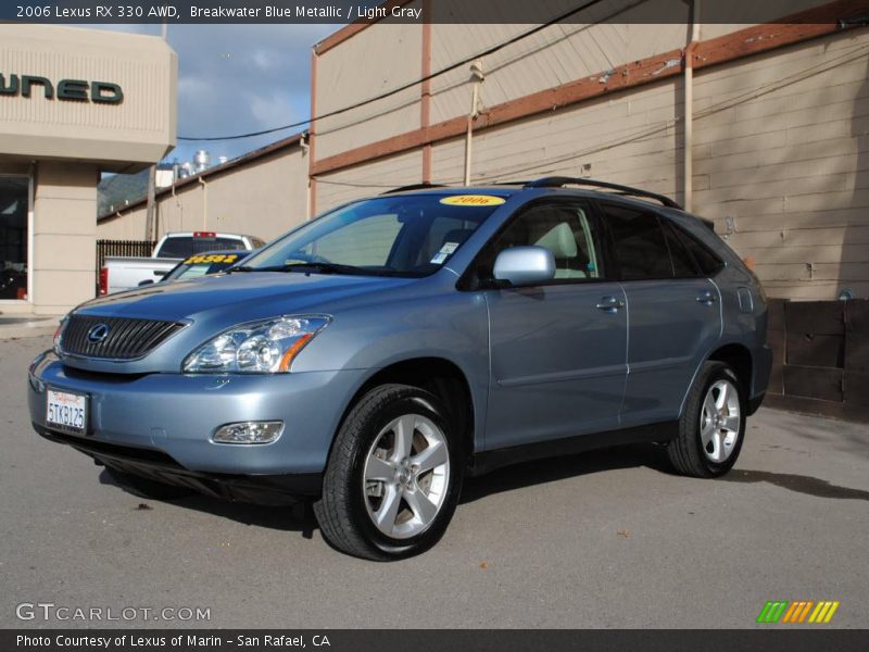Breakwater Blue Metallic / Light Gray 2006 Lexus RX 330 AWD