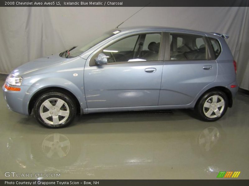 Icelandic Blue Metallic / Charcoal 2008 Chevrolet Aveo Aveo5 LS