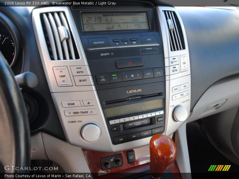 Breakwater Blue Metallic / Light Gray 2006 Lexus RX 330 AWD