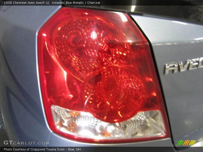 Icelandic Blue Metallic / Charcoal 2008 Chevrolet Aveo Aveo5 LS