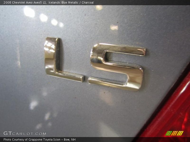 Icelandic Blue Metallic / Charcoal 2008 Chevrolet Aveo Aveo5 LS