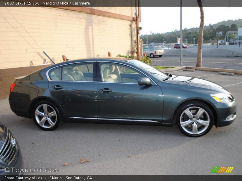 Verdigris Mica / Cashmere 2007 Lexus GS 350