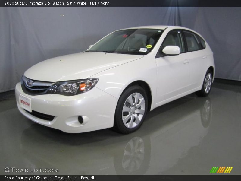Satin White Pearl / Ivory 2010 Subaru Impreza 2.5i Wagon