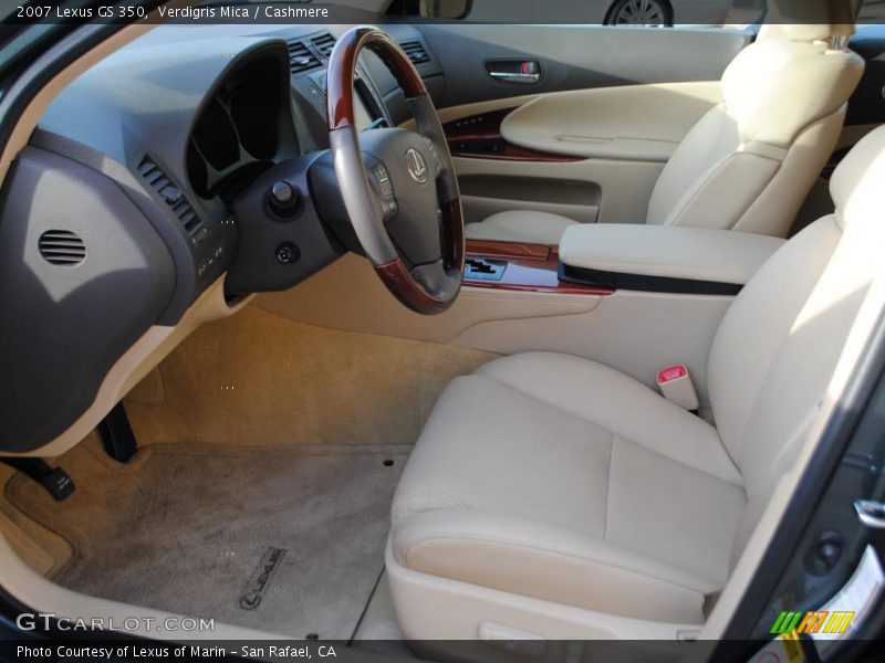 Verdigris Mica / Cashmere 2007 Lexus GS 350