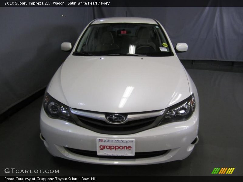 Satin White Pearl / Ivory 2010 Subaru Impreza 2.5i Wagon
