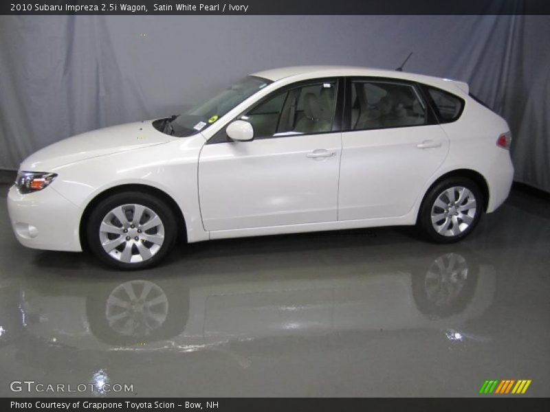 Satin White Pearl / Ivory 2010 Subaru Impreza 2.5i Wagon