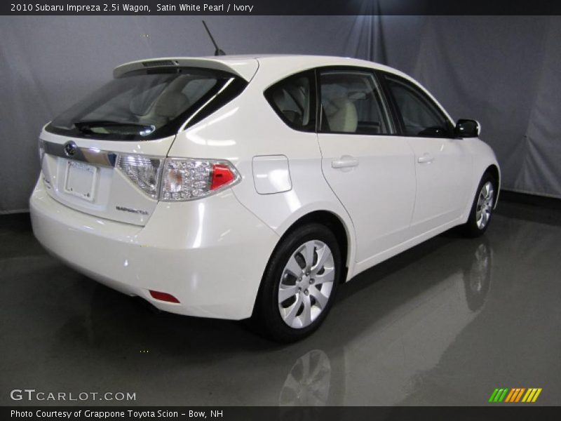 Satin White Pearl / Ivory 2010 Subaru Impreza 2.5i Wagon