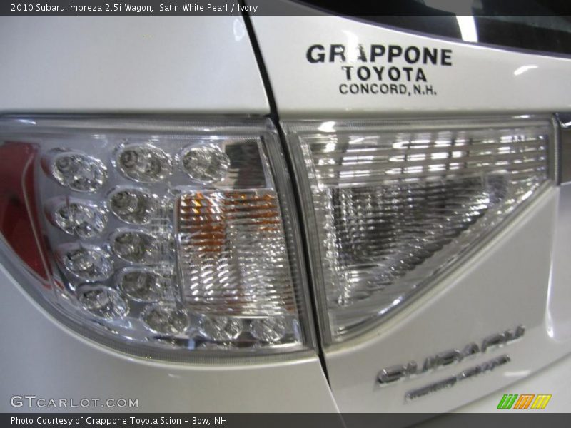 Satin White Pearl / Ivory 2010 Subaru Impreza 2.5i Wagon