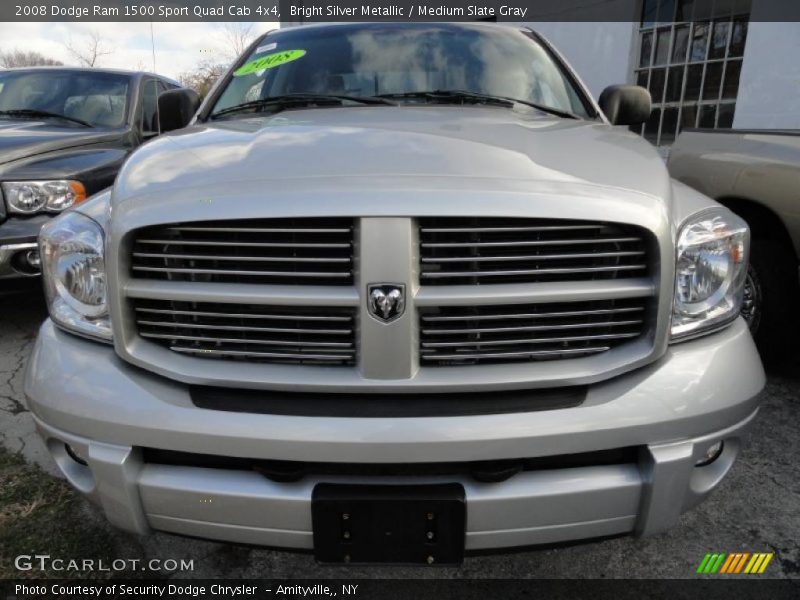 Bright Silver Metallic / Medium Slate Gray 2008 Dodge Ram 1500 Sport Quad Cab 4x4