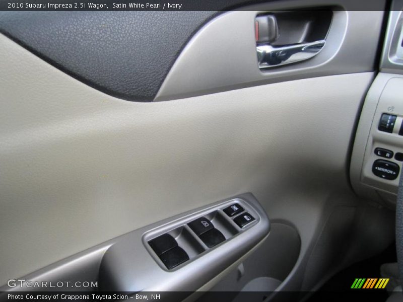 Satin White Pearl / Ivory 2010 Subaru Impreza 2.5i Wagon
