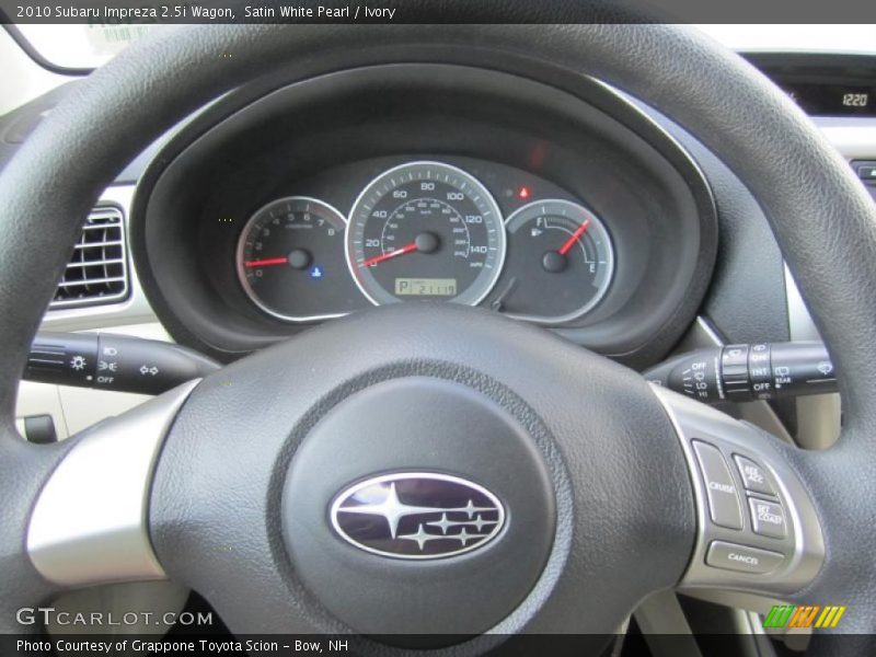 Satin White Pearl / Ivory 2010 Subaru Impreza 2.5i Wagon