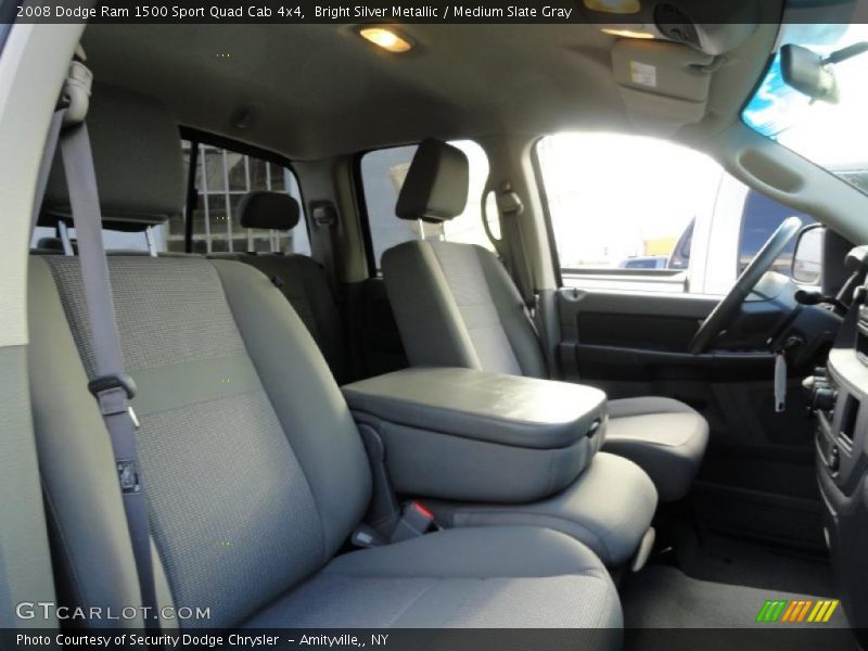 Bright Silver Metallic / Medium Slate Gray 2008 Dodge Ram 1500 Sport Quad Cab 4x4