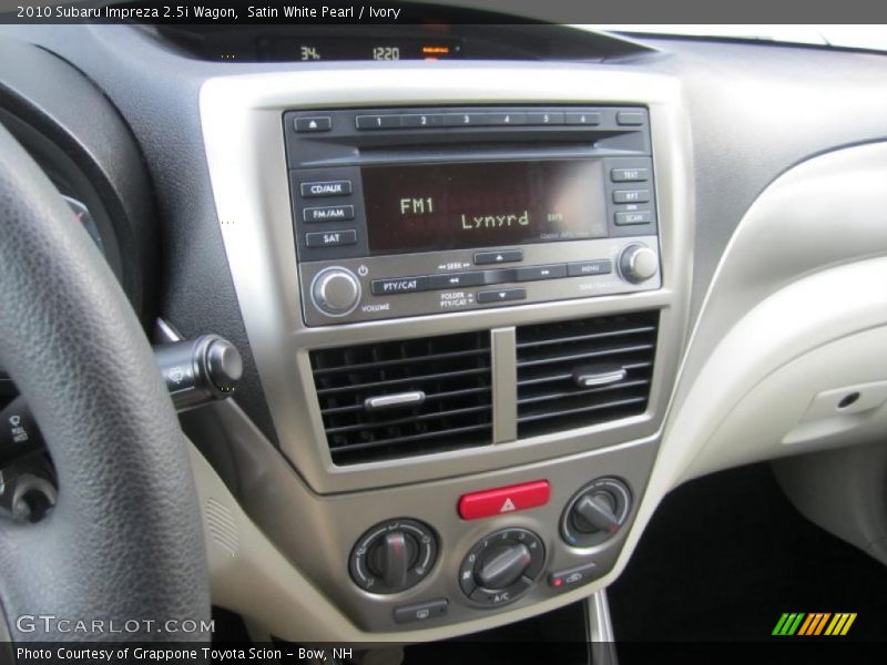 Satin White Pearl / Ivory 2010 Subaru Impreza 2.5i Wagon