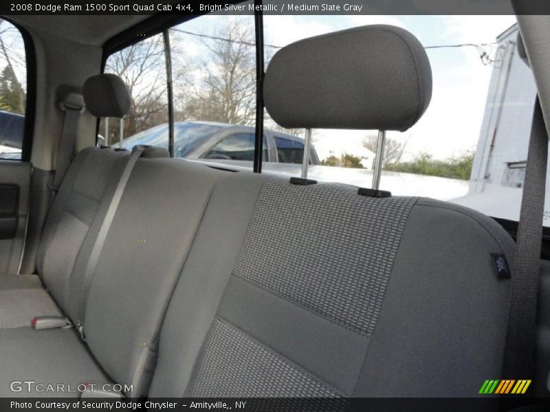 Bright Silver Metallic / Medium Slate Gray 2008 Dodge Ram 1500 Sport Quad Cab 4x4
