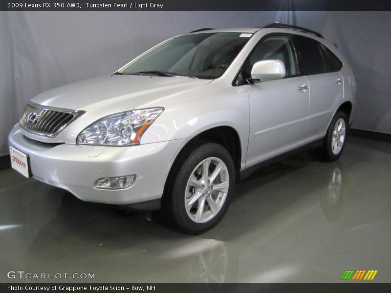 Tungsten Pearl / Light Gray 2009 Lexus RX 350 AWD