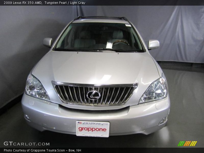 Tungsten Pearl / Light Gray 2009 Lexus RX 350 AWD