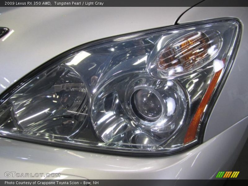 Tungsten Pearl / Light Gray 2009 Lexus RX 350 AWD