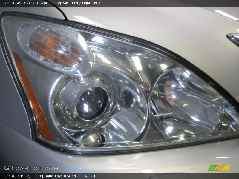 Tungsten Pearl / Light Gray 2009 Lexus RX 350 AWD