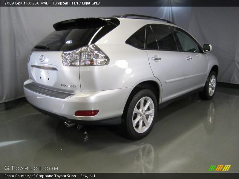 Tungsten Pearl / Light Gray 2009 Lexus RX 350 AWD