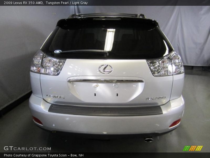 Tungsten Pearl / Light Gray 2009 Lexus RX 350 AWD