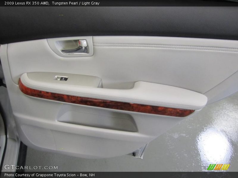 Tungsten Pearl / Light Gray 2009 Lexus RX 350 AWD