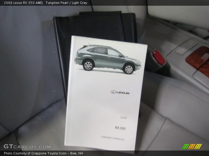 Tungsten Pearl / Light Gray 2009 Lexus RX 350 AWD