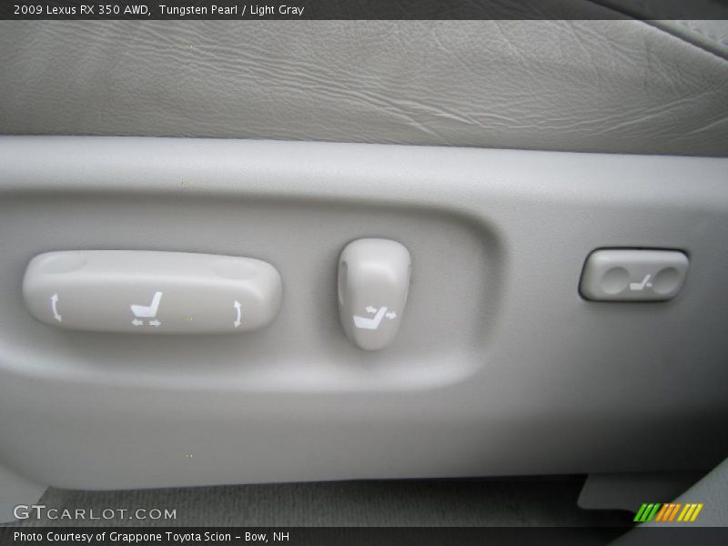 Tungsten Pearl / Light Gray 2009 Lexus RX 350 AWD