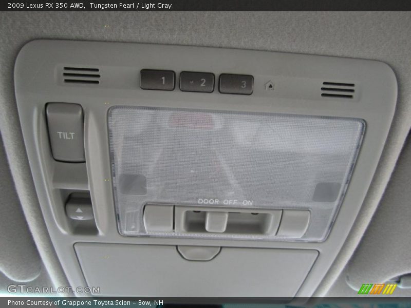 Tungsten Pearl / Light Gray 2009 Lexus RX 350 AWD