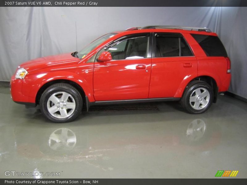 Chili Pepper Red / Gray 2007 Saturn VUE V6 AWD