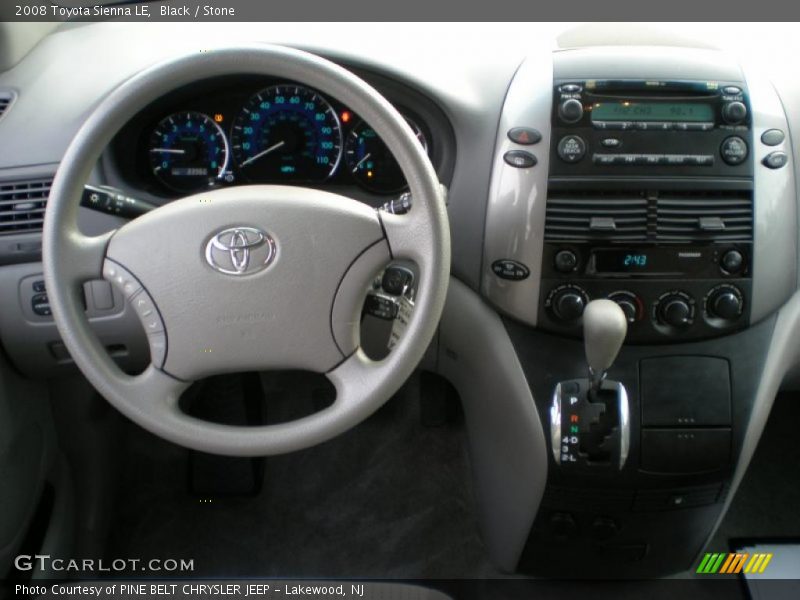 Black / Stone 2008 Toyota Sienna LE
